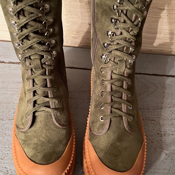 - Jeffrey Campbell Tough Lug Sole Platform Lace Up Tall - Picture 6 of 9